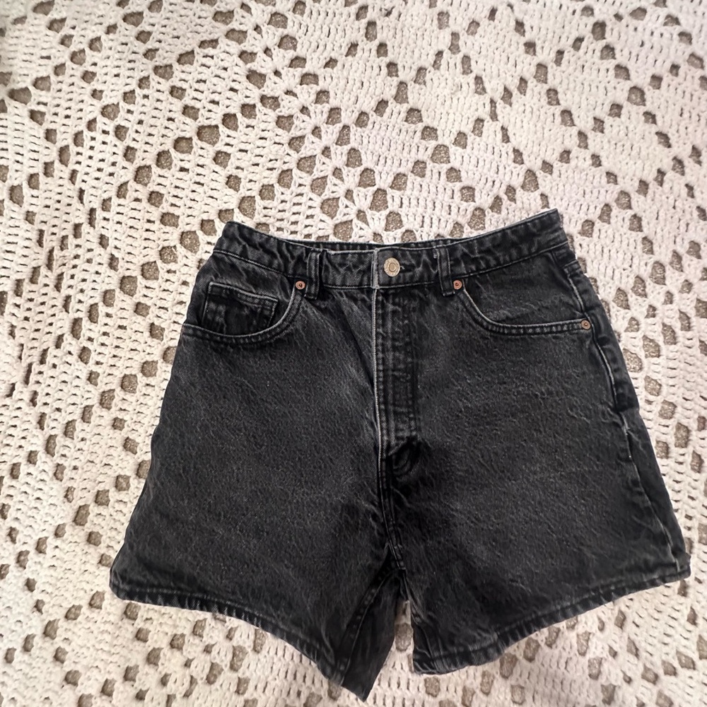Classic Zara Black Denim Women's Shorts